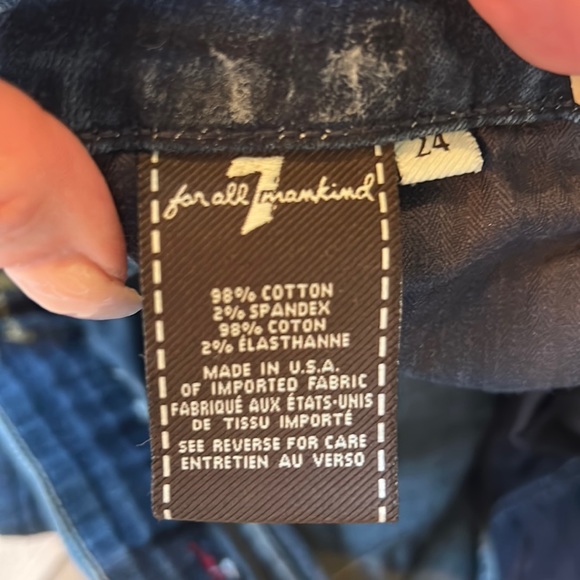 7 For All Mankind Flare Leg Jeans - Picture 3 of 6